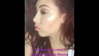 EASY Cut Crease Tutorial | EVERYDAY GLOWY GLAM MAKEUP
