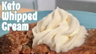 Keto Whipped Cream | ZERO CARB Keto Dessert Recipe