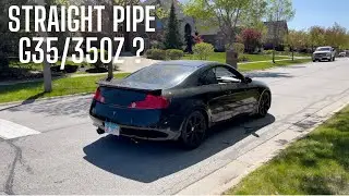 Should you straight pipe your G35/350Z ?