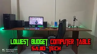 My New Computer table in lowest Price Budget - HOW I made it? - My hand computer table 2023