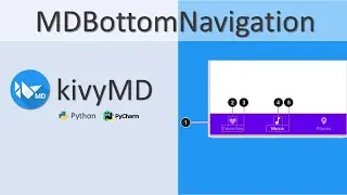 KivyMD | Aula 19 - MDBotttomNavigation