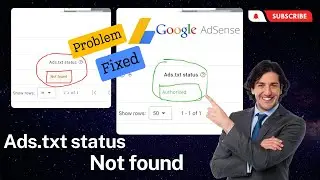 How to solve ads.txt not found problem fixed WordPress I Google Adsense 2024