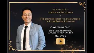 #IBRAA | Fabulous Sunview Sdn. Bhd. for Energy Sector | Ong Hang Ping, Chief Executive Officer