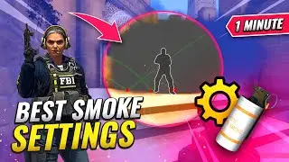 SEE THROUGH SMOKES In CS:GO - INSANE NEW ONE-WAY TRICK #Shorts