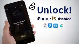 iPhone is disabled connect to iTunes |روش باز کردن  آیفون (دسیبل) #iphone #restore #unlock #apple