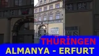 Erfurt. Almanya thüringen eyaleti.avrupa rotası