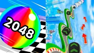 🟢Going Balls vs Ball Run 2048🟣