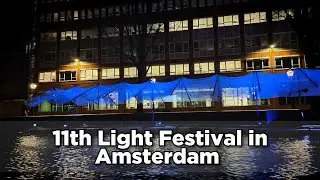 Light Festival in Amsterdam, Netherlands