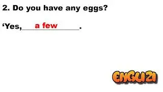 تعلم الانجليزية EXERCISE : a little or few