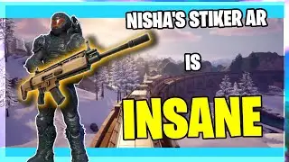 WE GOT BACK TO BACK DUBS WITH NISHA'S STRIKER AR #fortnite #zerobuild