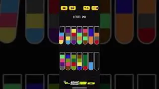 Прохождение Water Sort Puzzle level 291 👍🏻👍🏻👍🏻
