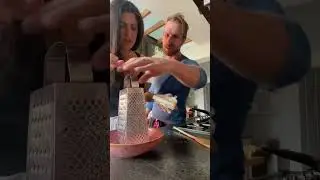 His reaction to how I grate the Parmesan 🧀 