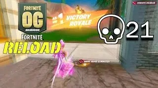 OG Fortnite Reload Solo vs Squad (High Kill Gameplay Zero Build)