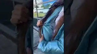 Пуховик с мехом Чернобурой и Рыжей Лисы.