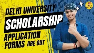 DU Scholarship Form 2025-26: How to Apply in 1 Minute! 🎓✨ | Delhi University Scholarship Guide 