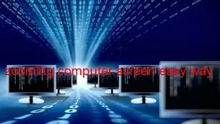 how to zooming computer screen easy way