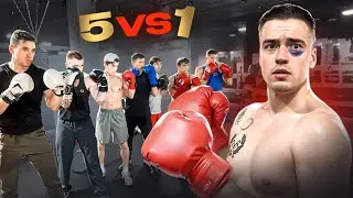 Я 1 vs 5 ПРОФЕССИОНАЛЬНЫХ БОЙЦОВ ОДНОВРЕМЕННО . Не выжил ….