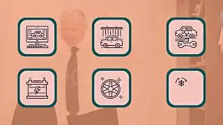 Auto Service Icons And Elements | After Effects template