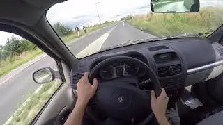 Renault Clio II 1.4 16V Automatic (2001) - POV Drive