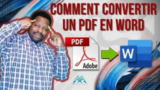 COMMENT CONVERTIR UN PDF EN WORD