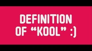 DEFINISI KOOL.