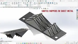 Solidworks Tutorial # 222 Design in Sheet Metal Industrial Hopper in SOLIDWORKS  by SW Easy Design