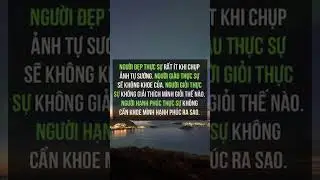 Người đẹp thật sự rất ít khi vhujp ảnh tự sướng