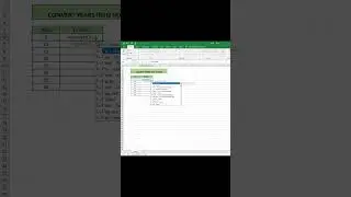 Convert Year Into Hours In Excel #excel