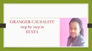 Granger Causality  - step by step in STATA