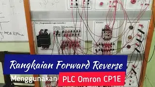 Rangkaian Forward Reverse menggunakan PLC Omron CP1E