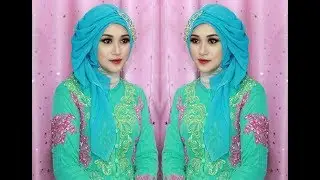 TUTORIAL MAKE UP AND HIJAB SEPLE SIMPLE LUXURY, HOLD PARTY, HOLD SHOW, HIJAB WISUDA1 mpN