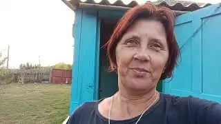Деревенская жизнь, Внучка в гостях .Отдала  2 ведра помидор соседке.