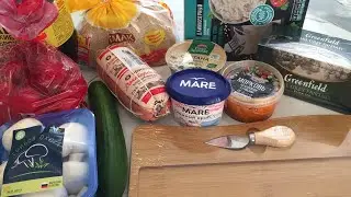 Закупка продуктов. Готовлю овощи в духовке.🌶🍆🍅