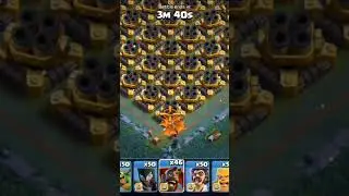 Hog Gliders Vs Multi- Mortar // #coc #shorts