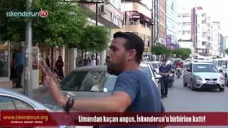 Limandan Kaçan Angus kenti birbirine kattı...