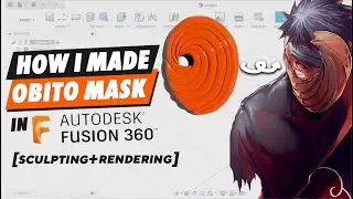 Obito Mask speed modeling in Fusion 360