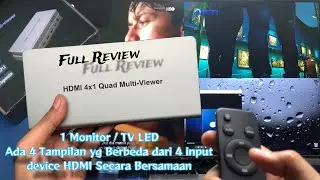 🔥 HDMI Multi Viewer 🔥 HDMI 4x1 Quad Multi Viewer 🔥 HDMI Screen Full HD 1080p - Unboxing + Review
