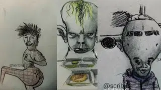 Compilation of best funny drawing situation that I laugh (part1)