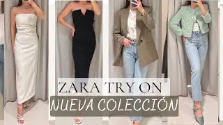 ZARA TRY ON haul 🌷NUEVA TEMPORADA 2023 😍 | BÁSICOS Y VESTIDOS 🌷Primavera 2023