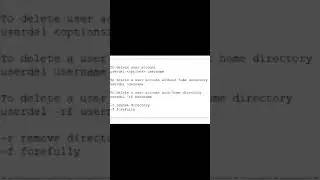 Delete user | delete user in linux | delete user in ubuntu 