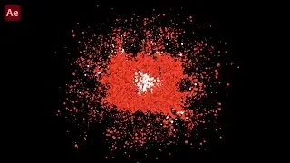 Twisted Particle Logo Animation in After Effects.