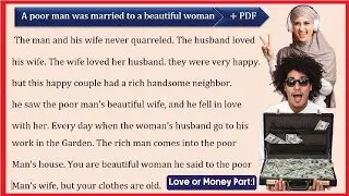 Love OR Money | English Story | Part:1 | English To Somali