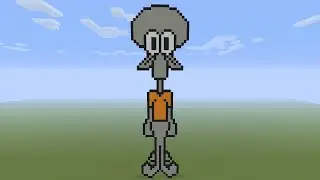 Minecraft Pixel Art - Squidward From SpongeBob SquarePants