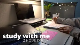 2 Hour Study With Me 🎄🎶 Christmas Lofi | Pomodoro 50/10