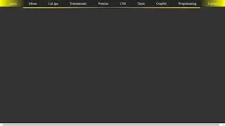 How to Create Menu with horizontal scrolling [HTML and CSS]...
