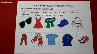 4.sınıf ingilizce 2.dönem 2.yazılı @Bulbulogretmen #ingilizce #yazılı #sınav #4sınıf #keşfet #school