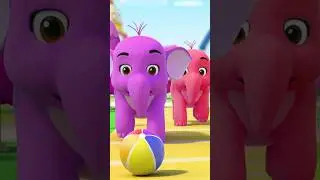 Ek Mota Hathi, एक मोटा हाथी, Elephant Song for Kids and Hindi Nursery Rhymes #shorts #shortvideo