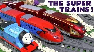 Thomas and Friends Trains meet the Avengers fast super trains