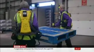 Currys distribution centre staff wear Cray X exoskeletons