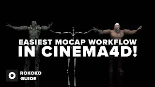 Rokoko / Cinema4D: Easy retargeting with the character definition tag (r23 and newer)